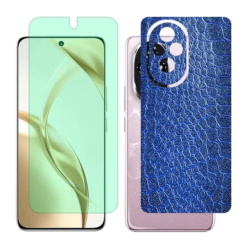 محافظ صفحه نمایش گرین لایت گلس مدل Together مناسب برای گوشی موبایل آنر 200 به همراه برچسب پوششی پشت گوشی