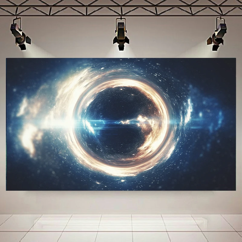 تابلو بوم طرح کهکشان و ستارگان مدل سیاهچاله کد AR2394