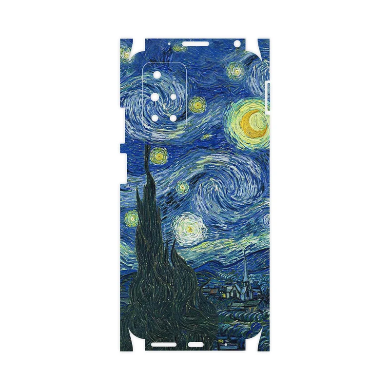 برچسب پوششی ماهوت مدل The Starry Night of van Gogh-FullSkin مناسب برای گوشی موبایل شیائومی Redmi 10