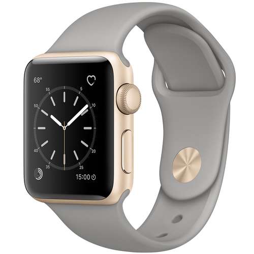 ساعت هوشمند اپل واچ سری 1 مدل 38mm Aluminium Case with Concrete Sport Silicone Band