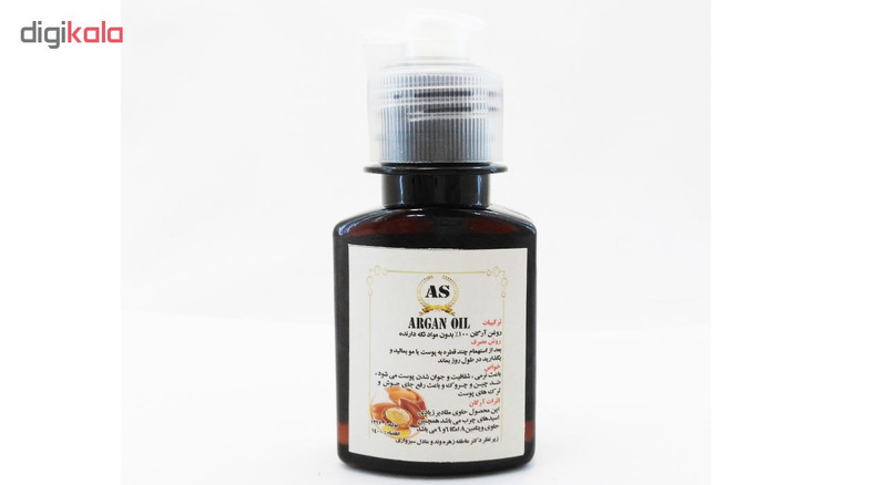 روغن آرگان AS ماسب برای ترمیم و زیبایی پوست و مو حجم 60 میلی لیتر روغن آرگان AS ماسب برای ترمیم و زیبایی پوست و مو حجم 60 میلی لیتر