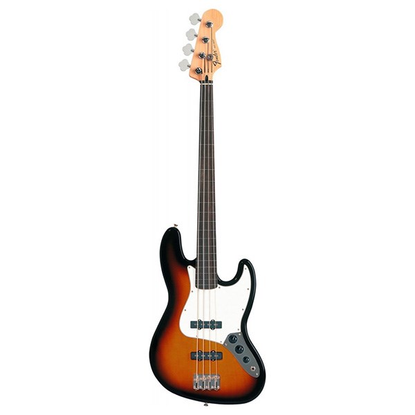 گیتار باس فندر مدل Standard Jazz Bass Fretless RW Brown Sunburst