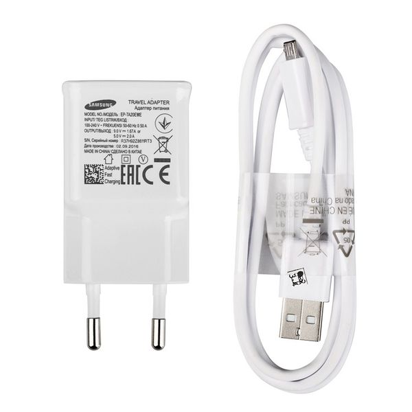 شارژر دیواری مدل EP-TA20EWE به همراه کابل microUSB شارژر دیواری مدل EP-TA20EWE به همراه کابل microUSB