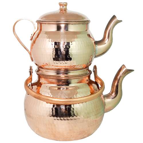 ست کتری و قوری مسی کد 1