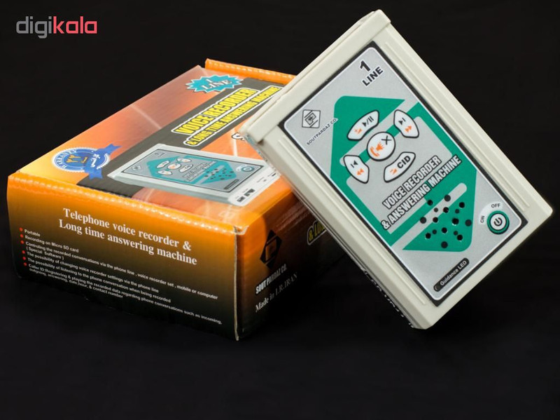دستگاه ثبت مکالمات و منشی تلفنی و کالر آی‌ دی صوت پرداز مدل SP-VR14