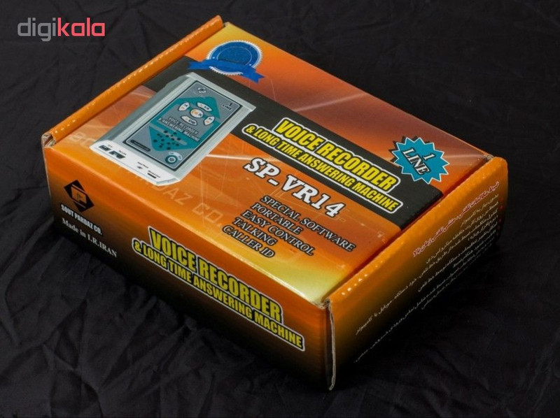 دستگاه ثبت مکالمات و منشی تلفنی و کالر آی‌ دی صوت پرداز مدل SP-VR14