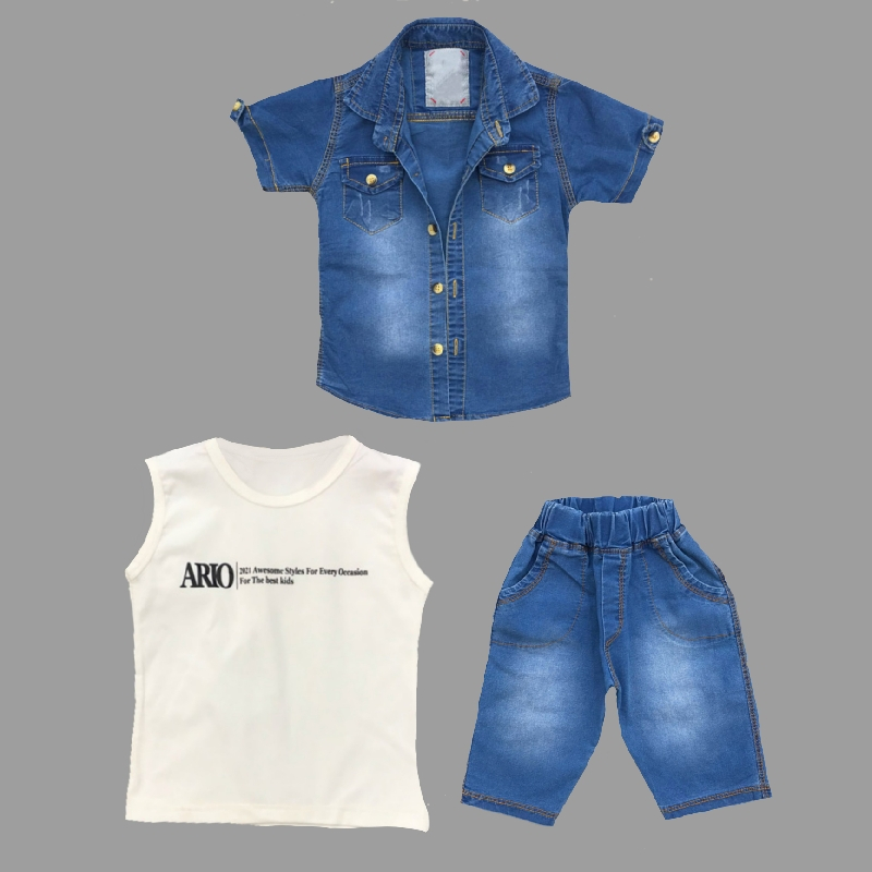 ست 3 تکه لباس نوزادی مدل Ario