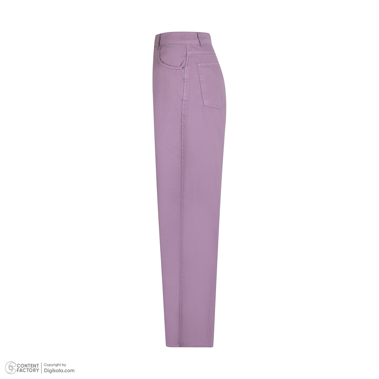 ست جلیقه و شلوار زنانه پاتن جامه مدل کتان 101231030134511 رنگ یاسی - - 6