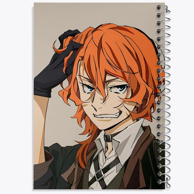 دفتر مشق 50 برگ خندالو مدل ناکاهارا چویا انیمه سگ های ولگرد بانگو  کد 11783