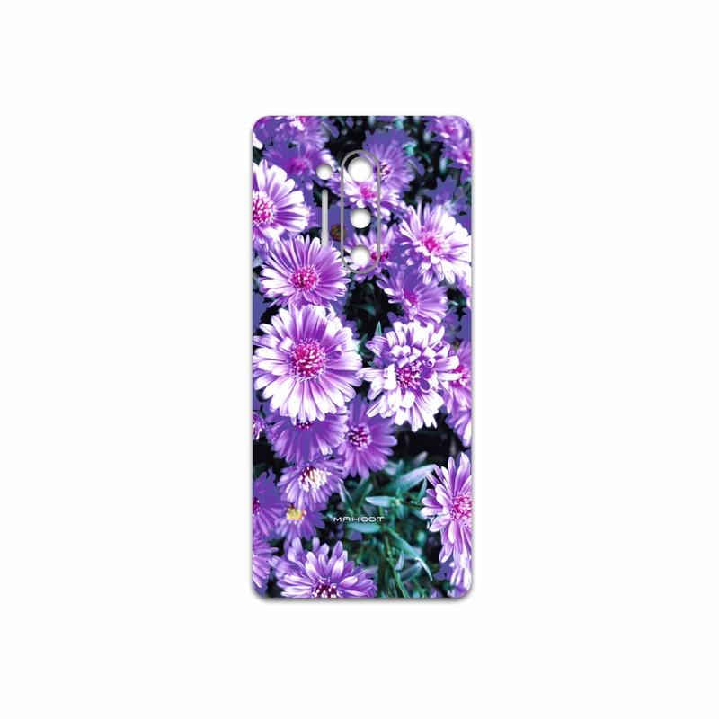 برچسب پوششی ماهوت مدل Purple-Flower مناسب برای گوشی موبایل وان پلاس 8 Pro