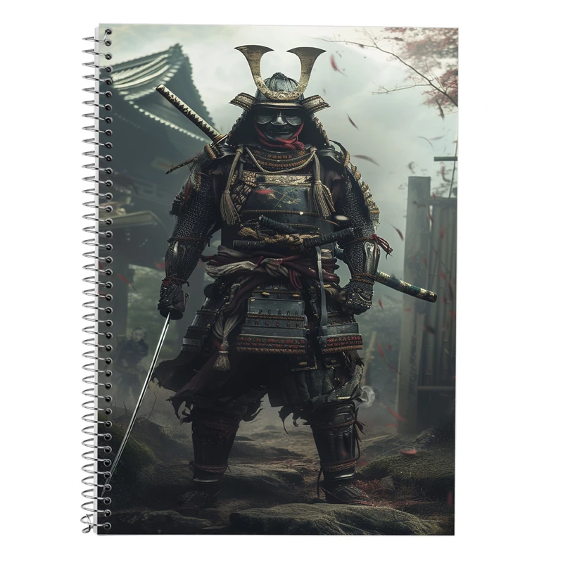 دفتر زبان 50 برگ مدوپد مدل دو خط طرح حیوانات جنگجو کد DF14779