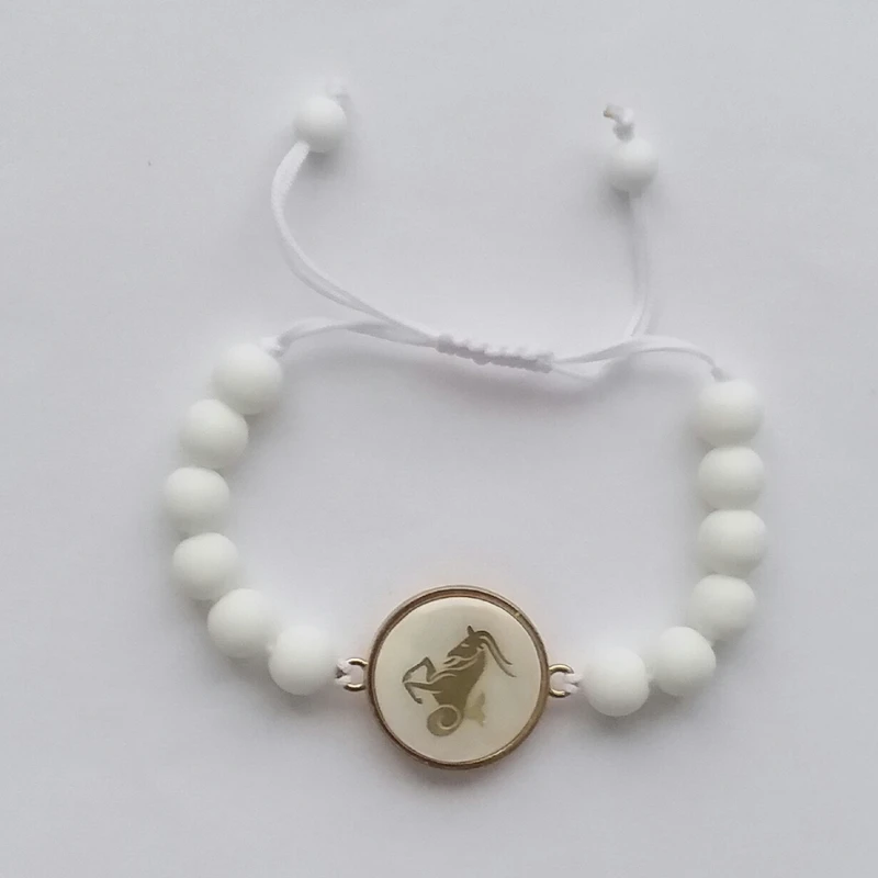 دستبند دخترانه مدل ماه تولد دی E19