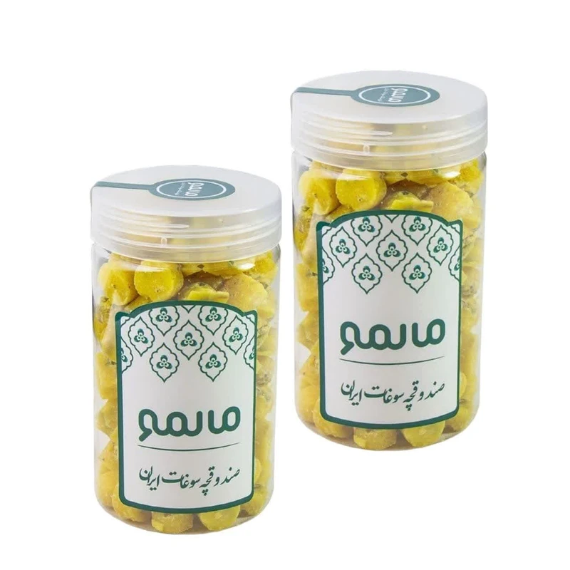 حبه پسته زعفرانی کاشان مالمو - 400 گرم مجموعه 2 عددی