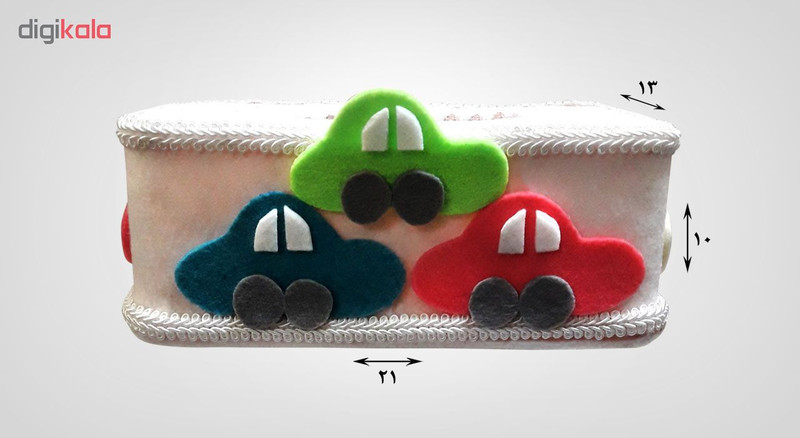 کاور دستمال کاغذی کودک طرح ماشین ها