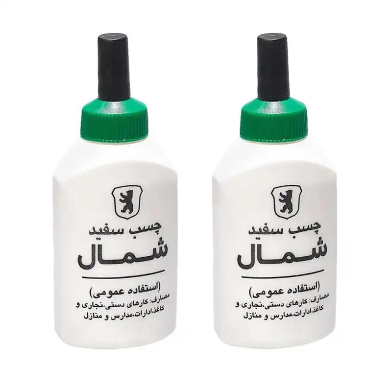 چسب سفید شمال مدل White Glue بسته 2 عددی