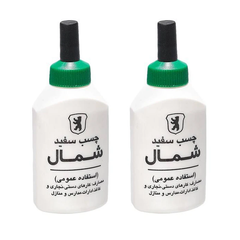 چسب سفید شمال مدل White Glue بسته 2 عددی
