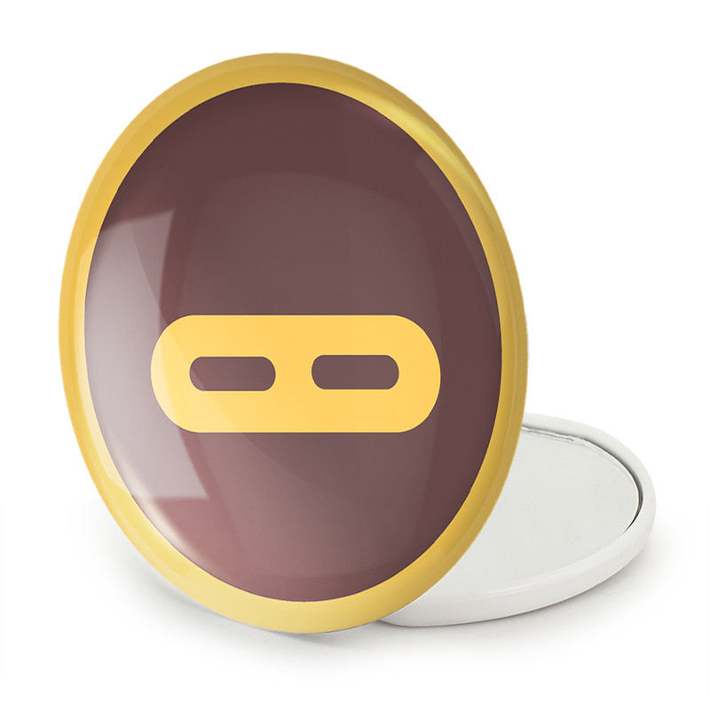 آینه جیبی خندالو طرح ایموجی Emoji مدل تاشو کد 3021