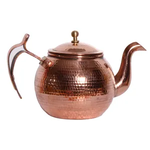 قوری غلامی مسی دست ساز مدل SDQO سایز 23*15