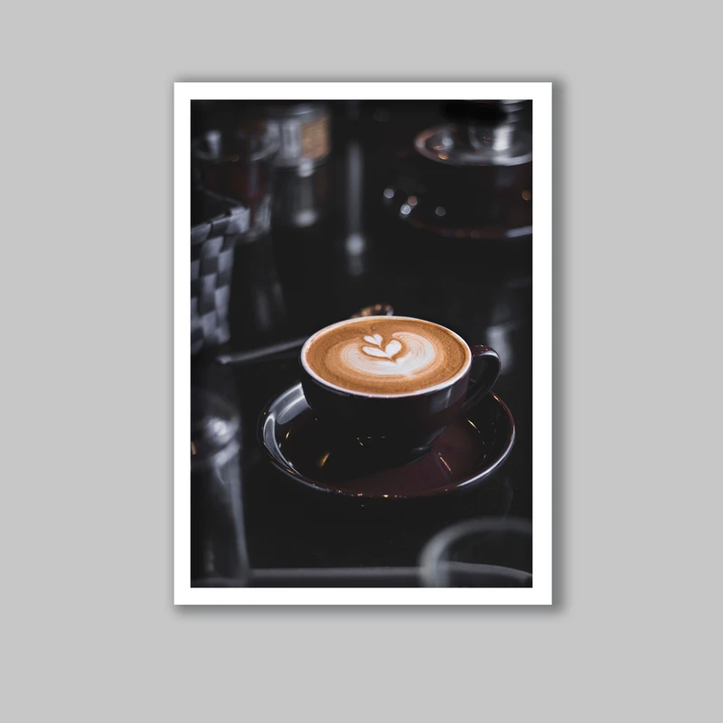 تابلو لیلیان طرح فنجان قهوه کد LA-G10232