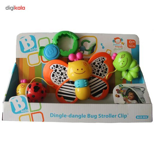 آویز بلو باکس مدل Dingling Bugs Stroller Clip