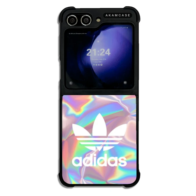 کاور آکام مدل AMCWSGZFLIP5-ADIDAS2 مناسب برای گوشی موبایل سامسونگ Galaxy Z Flip 5