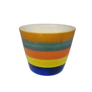 گلدان دکوری مدل رنگین کمان کد 002