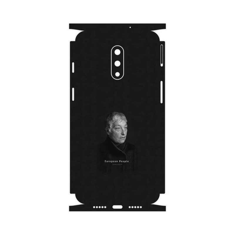 برچسب پوششی ماهوت مدل Portrait of a European Woman-FullSkin مناسب برای گوشی موبایل وان پلاس 7