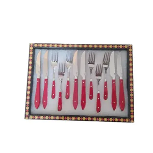 ست کارد و چنگال میوه خوری 12 پارچه مهدی کد 18