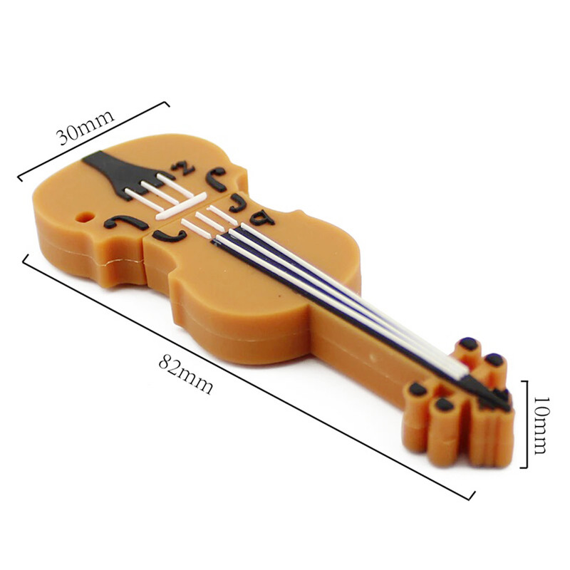 فلش مموری طرح ویولون مدل Ul-PVC-Violin03 ظرفیت 8 گیگابایت