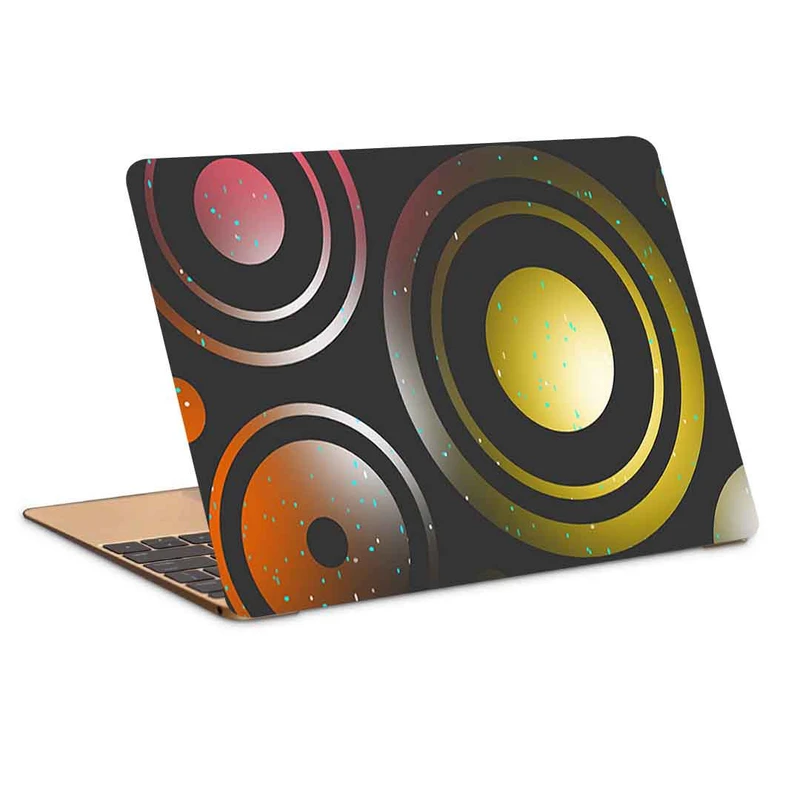 استیکر لپ تاپ طرح circles points gradient کد P-735مناسب برای لپ تاپ 15.6 اینچ