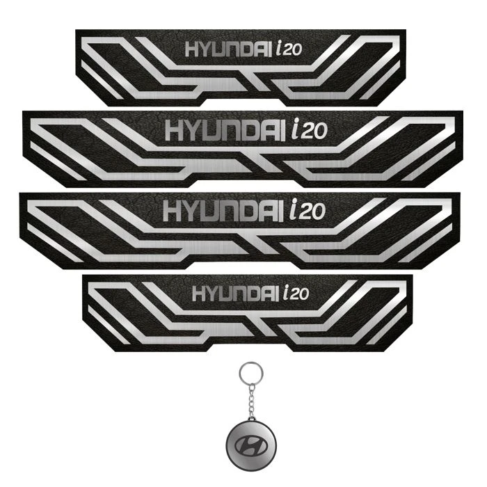 برچسب بدنه خودرو مهدیار کد PKA 2049 مناسب برای هیوندا i20 مجموعه 4 عددی به همراه جاکلیدی