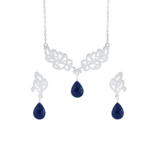 نیم ست نقره زنانه درسان گالری مدل بهشت کد DS702