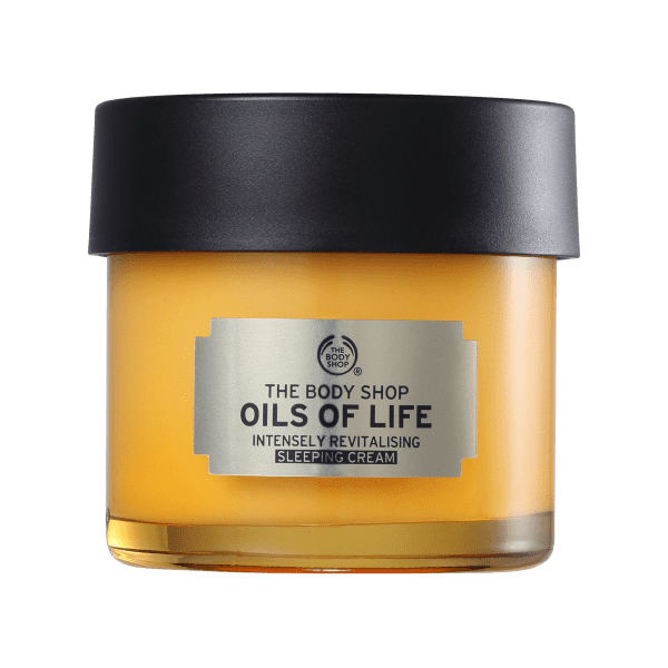 کرم ضد چروک شب بادی شاپ مدل OILS OF LIFE حجم 80 میلی لیتر