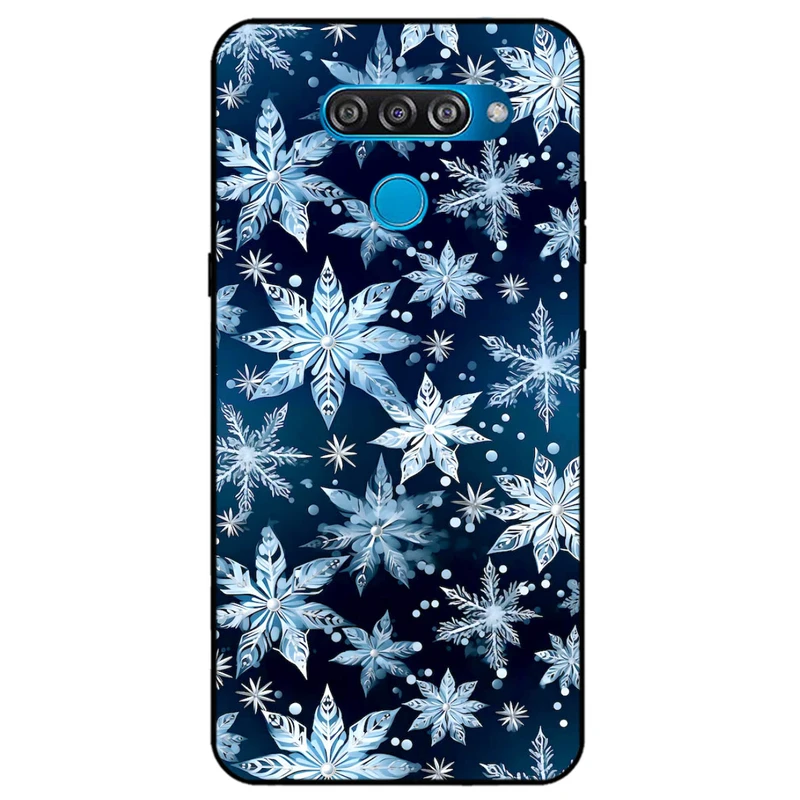 کاور مگافون طرح برف مدل 2824 مناسب برای گوشی موبایل ال جی Q60