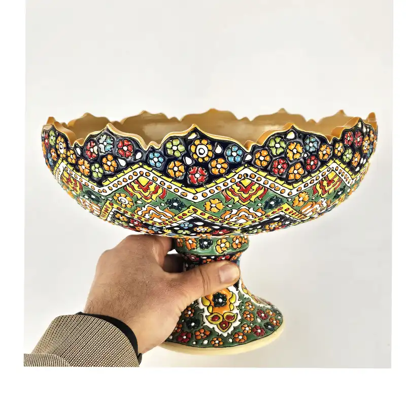 میوه خوری میناکاری مدل گزی کد s18