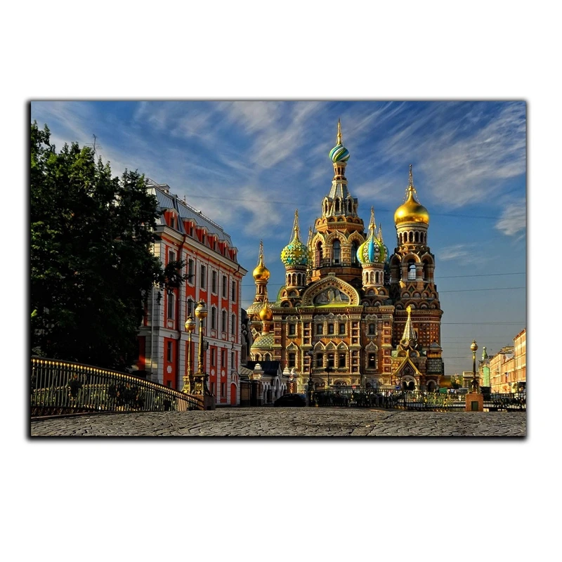 تابلو شاسی بکلیت طرح کلیسا ناجی سن پترزبورگ مدل SH-716