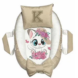 تشک غلت گیر نوزاد پادآفرین مدل گربه طرح حرف K