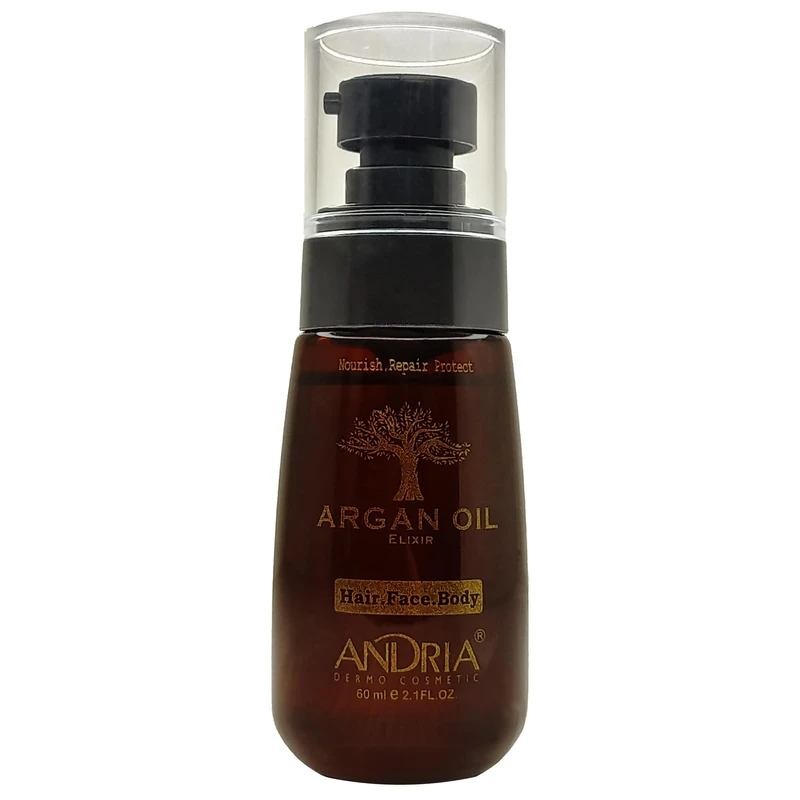 روغن صورت و بدن آندریا مدل آرگان حجم 60 میلی لیتر روغن صورت و بدن آندریا مدل آرگان حجم 60 میلی لیتر