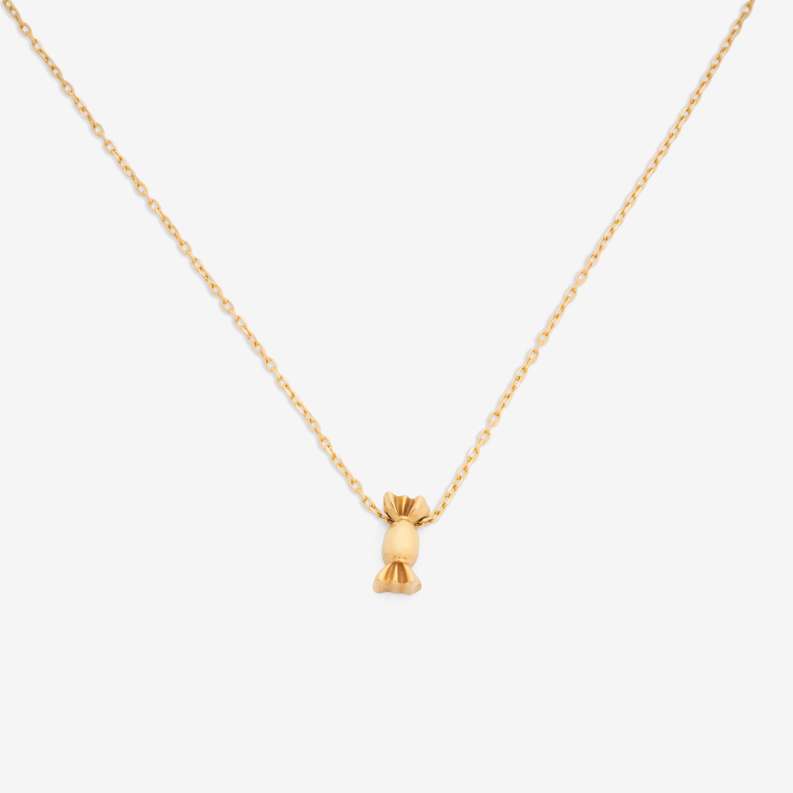 گردنبند طلا 18 عیار زنانه با زنجیر حلقه‌ای (فلامینگو) گلدم مدل PE147010 -  - 1
