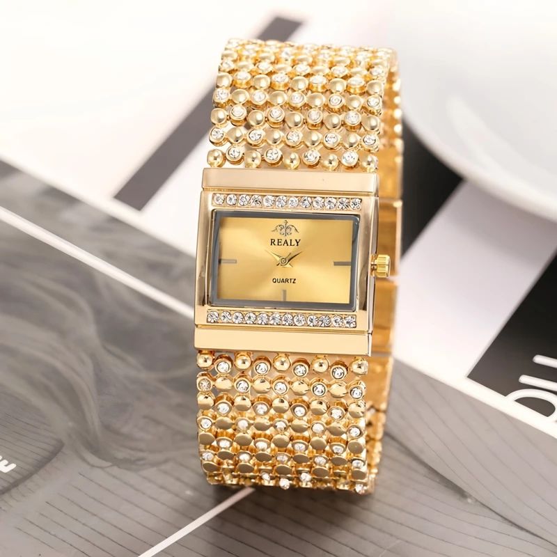 ساعت مچی عقربه ای زنانه ریلی مدل پهن کد 02 - - 4