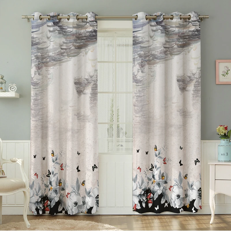 پرده نیروانا طرح مدرن  مدل مخمل کد 5072سایز 140×280 سانتی متر