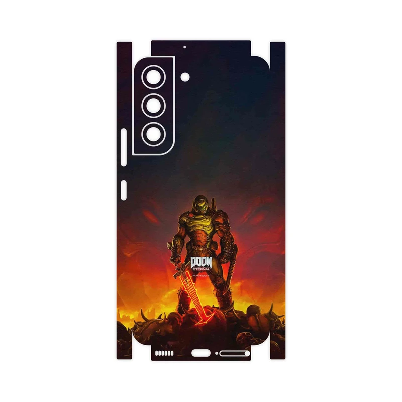 برچسب پوششی ماهوت مدل DOOM Game Series-FullSkin مناسب برای گوشی موبایل سامسونگ Galaxy S22 5G