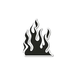 استیکر لپ تاپ و موبایل مدل اتش