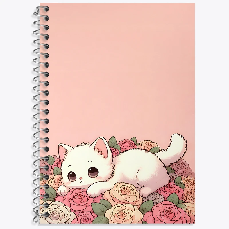 دفتر لغت 50 برگ خندالو طرح گربه بامزه کد N5587