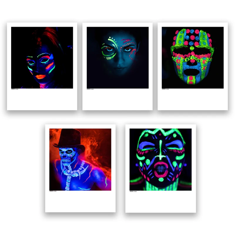 آویز تزیینی عرش مدل فانتزی شبرنگ نئونی کد Asa141 مجموعه پنچ عددی