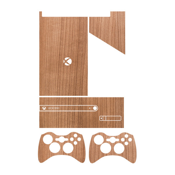 برچسب ایکس باکس 360 سوپر سلیم توییجین وموییجین مدل Wood 06 مجموعه 5 عددی