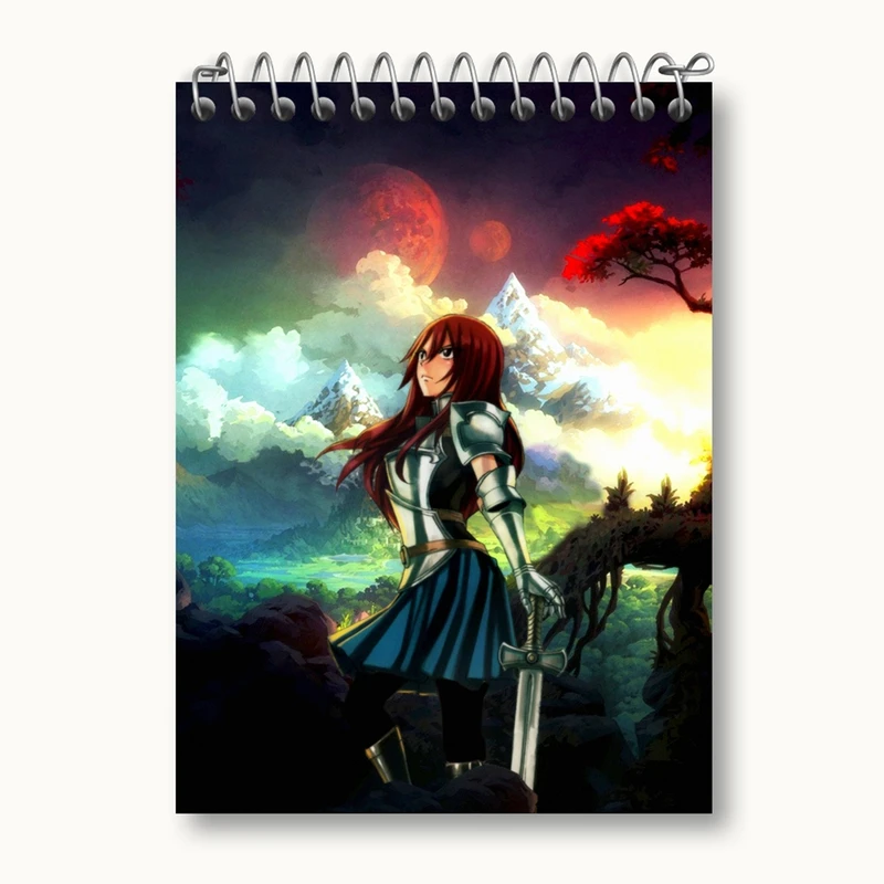 دفتر یادداشت 50 برگ خندالو مدل ارزا انیمه فری تیل Fairy Tail کد 16528
