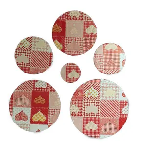 درپوش ظرف مدل k1004 مجموعه 6 عددی