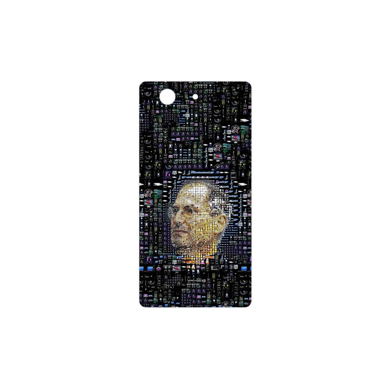 برچسب پوششی ماهوت مدل 2 Collage of Steve Jobs مناسب برای گوشی موبایل سونی Xperia Z3 Compact