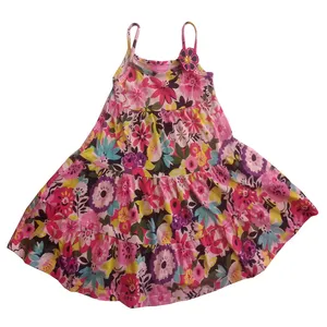 پیراهن دخترانه ال سی وایکیکی مدل رنگارنگ